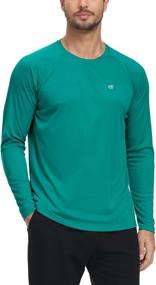 img 3 attached to UPF 50+ Sun Protection Men'S Long Sleeve Shirt For Hiking, Running, Swimming, Workout, And Rash Guard Tee