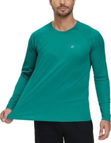 img 2 attached to UPF 50+ Sun Protection Men'S Long Sleeve Shirt For Hiking, Running, Swimming, Workout, And Rash Guard Tee