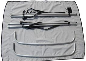 img 1 attached to 7.5-11Ft Inflatable Boat Portable Bimini Top Cover Canopy - 2 Bow