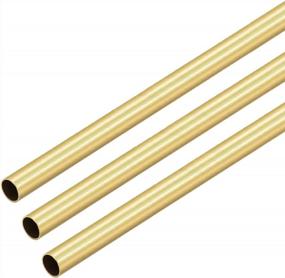 img 4 attached to 6Mm OD Brass Round Tube, 0.2Mm Wall Thickness 300Mm Length DIY Crafts Model Seamless Straight Pipe Tubing (3Pcs)