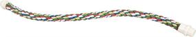 img 4 attached to JW Pet Comfy Perch for Birds - Flexible Multi-color Rope, 28 Inches Long