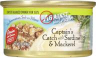 🐟 captain's catch sardine & mackerel by against the grain - 24 pack of 2.8 oz cans логотип