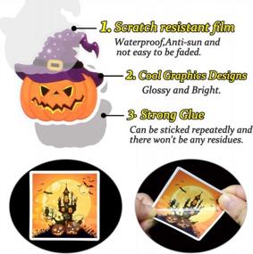 img 1 attached to 50-Pack Waterproof Pumpkin Stickers For Kids And Adults, Perfect For Scrapbooking, Water Bottles, And Halloween Decorations