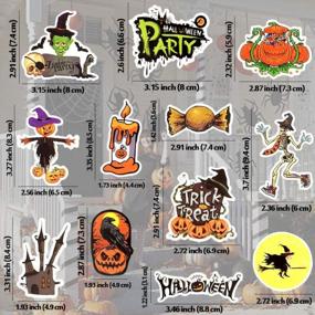 img 3 attached to 50-Pack Waterproof Pumpkin Stickers For Kids And Adults, Perfect For Scrapbooking, Water Bottles, And Halloween Decorations