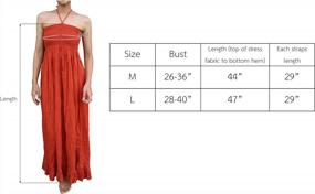 img 1 attached to RaanPahMuang Soft Thai Cotton Gypsy Halter Dress | Bust Smock Top