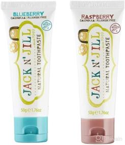 img 4 attached to 🦷 Organic Kids Toothpaste - Jack N' Jill Natural - Blueberry & Raspberry Flavor - Gluten Free, Vegan, BPA Free, Fluoride Free, SLS Free, Dairy Free - 1.76 oz (Pack of 2) - Making Toothbrushing Fun for Children