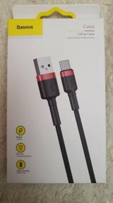 img 10 attached to Cable USB-Type-C Baseus Cafule CATKLF-U91 Red/Black 3m