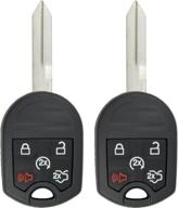 🔑 enhanced keyless2go replacement for new uncut keyless remote head key fob cwtwb1u793 164-r8000 (2 pack) logo