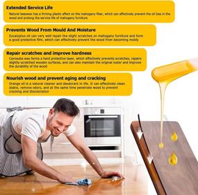 img 1 attached to 🐝 CARGEN Beeswax Furniture Polish Bundle - Wood Seasoning Beeswax for Optimal Furniture Care: 5pcs Beeswax Polish, 3pcs Sponge, and 1pcs Polish Glove