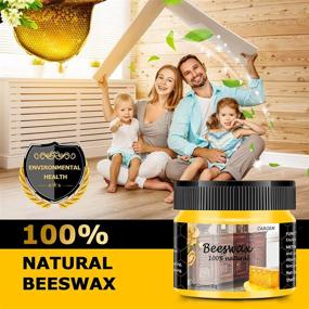 img 2 attached to 🐝 CARGEN Beeswax Furniture Polish Bundle - Wood Seasoning Beeswax for Optimal Furniture Care: 5pcs Beeswax Polish, 3pcs Sponge, and 1pcs Polish Glove