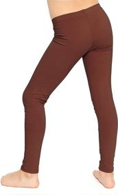 img 2 attached to Medium Girls' Clothing: Cheetah Stretch Comfort Leggings - Enhanced SEO