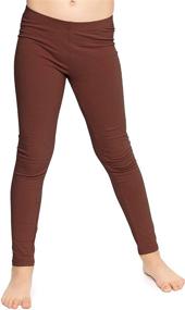 img 4 attached to Medium Girls' Clothing: Cheetah Stretch Comfort Leggings - Enhanced SEO