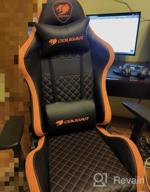 img 1 attached to Gaming chair COUGAR Rampart, upholstery: imitation leather/textile, color: black review by Mateusz Sowa ᠌