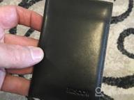 img 1 attached to Italian Calfskin 🔖 Leather Credit Card Holder review by Nathan Kumar