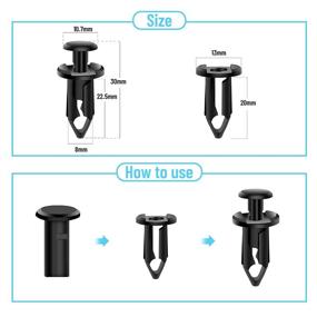 img 2 attached to ⚙️ KCRTEK 40PCS Engine Undercover Splash Shield Body Bolt and Screw Set, Bumper Clip Extruded U-Nut Kit for Nissan 350z, 370z, Infiniti G35, G37, FX35, FX45