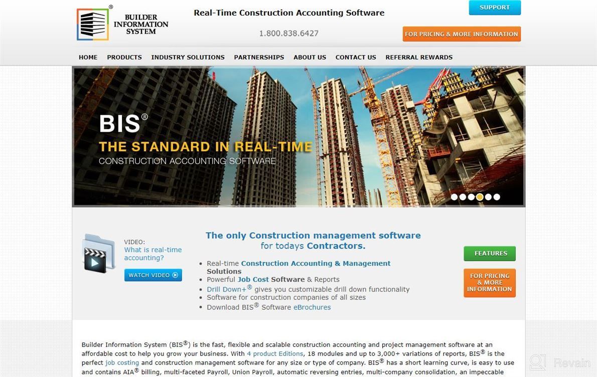 img 1 attached to BIS Construction Accounting Software review by Fredrick Edwards