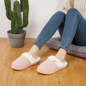 img 3 attached to Cozy Up With NineCiFun Women'S Memory Foam House Slippers - Perfect For Indoor And Outdoor!