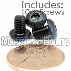 img 2 attached to Upgrade Your Fastening Game With MonsterBolts M4 X 6Mm Button Head Socket Cap Screws - 10 Pack