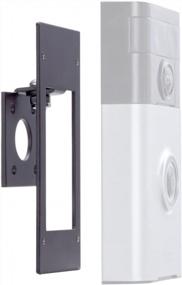 img 4 attached to Upgrade Your Ring Doorbell With POPMAS Adjustable Metal Angle Mount Bracket Kit (-45 To +45 Degree)