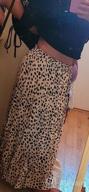 img 1 attached to Boho Floral A-Line Maxi Skirt With Pockets And Elastic High Waist For Women By SimpleFun review by John Munajj