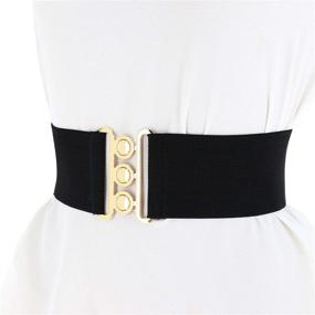 img 2 attached to FASHIONGEN Waist Elasticated France GLORIA Women's Accessories : Belts