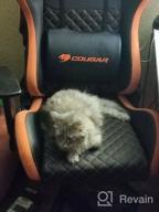 img 2 attached to Gaming chair COUGAR Rampart, upholstery: imitation leather/textile, color: black review by Agata Strzalek ᠌