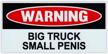 funny warning magnet practical removable exterior accessories logo