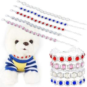 img 3 attached to Dogs Kingdom Rhinestones Adjustable Accessories