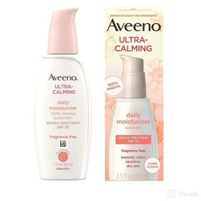 img 4 attached to Aveeno Ultra Calming Fragrance Free Moisturizer Nourishing Skin Care