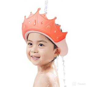 img 4 attached to 🚿 Ultimate Kids Shower Cap: Splash-Proof Bath Visor to Protect Your Little One's Face & Hair