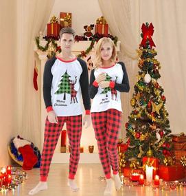img 1 attached to Get Cozy And Matchy With Shelry'S Family Christmas Deer Pajamas – Perfect For Holiday Sleepwear