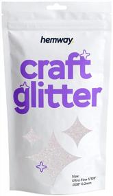 img 3 attached to Hemway Ultrafine Iridescent 100G Craft Glitter For Tumblers, Resin, And Scrapbook - Mother Of Pearl Glitter Flakes For Stunning Arts And Halloween Decorations
