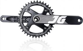 img 4 attached to JGbike 170Mm Mountain Bike Crankset With Square Taper 68-73 BB, 104 BCD Chainring & Bolts For MTB BMX Road Bicycle - Compatible With Shimano, SRAM, FSA, And Gaint