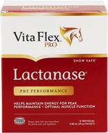 пакеты добавок vita flex lactanase performance для лошадей - 12 штук, поддерживает здоровую функцию мышц логотип