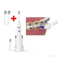 🦷 electric toothbrush for braces - 6 replacement heads logo