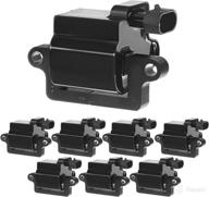 🔥 a-premium ignition coil pack (square type coil) for chevrolet silverado, tahoe, gmc workhorse, hummer, cadillac - 8-pc set logo
