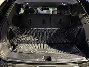 img 3 attached to 📦 Chevrolet Blazer Trunk Mesh Cargo Net - Premium Envelope Style Organizer for 2021-2022 - Car Accessories, Storage & Vehicle Carrier