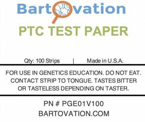 img 2 attached to Discover Your Genetic Taste Profile With Phenylthiourea (PTC) Test Paper - 100 Paper Strips Vial