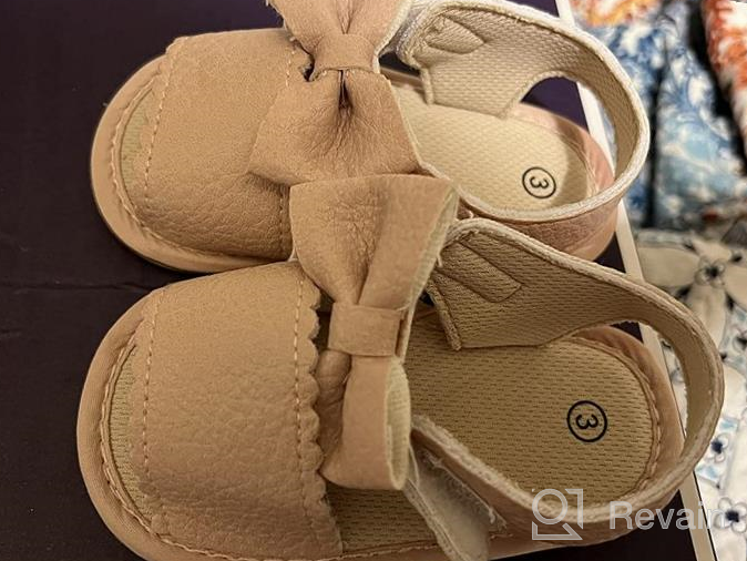 img 1 attached to Miamooi Sandals: Stylish Toddler Leather Boys' Shoes with Bowknot Accessory review by Justin Bishop