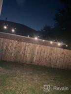 img 1 attached to Outdoor LED String Lights, 150FT G40 Patio Lights With 75Pcs 1W Bulbs, Waterproof Shatterproof Dimmable Globe Lights For Backyard, Cafe & Bistro By GHUSTAR review by Centerfold Montague