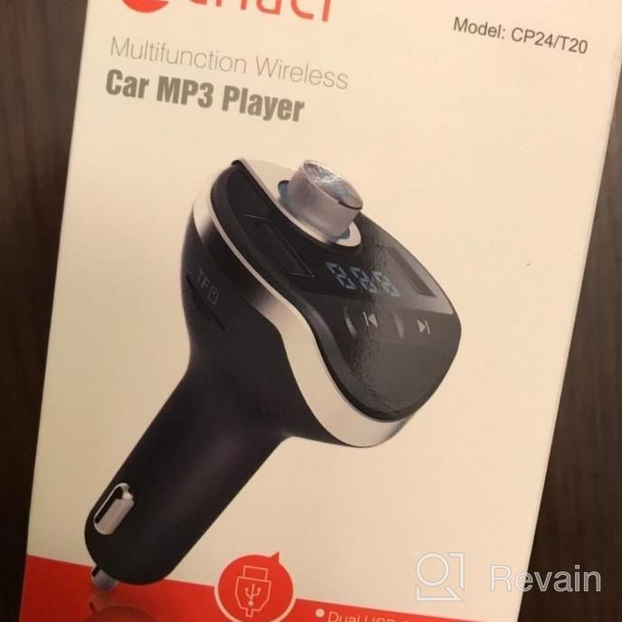 img 1 attached to Upgrade Your Ride With Criacr Bluetooth FM Transmitter: Dual USB Charging, Hands-Free Calling & MP3 Music Player review by Cody Cobbs