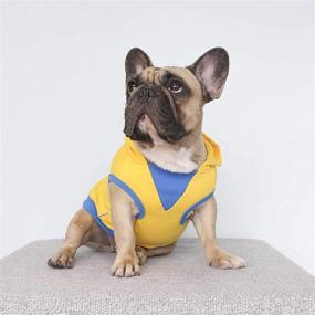 img 1 attached to Sleeveless Sweatshirts for Dogs - iChoue Hoodies Clothes