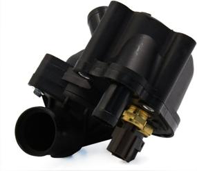 img 1 attached to 🔧 uxcell Black Thermostat Housing with Sensor YU3Z8A586AA 2L2Z8592BA for Ford Explorer Mountaineer 4.0L V6 97-01 - Improved SEO