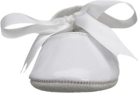 img 3 attached to Ralph Lauren Layette Briley Metallic Girls' Shoes : Flats