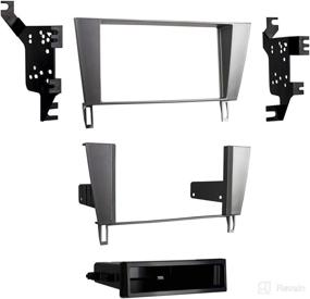 img 1 attached to 🚘 Silver Metra 99-8161S Double DIN Dash Kit Designed for Optimal Fit in Select 2002-2010 Lexus SC430 Vehicles