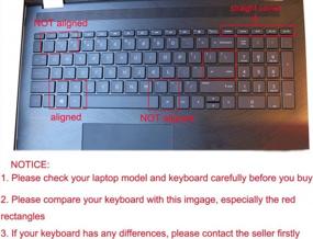 img 3 attached to 🔒 Премиум силиконовая защитная пленка для клавиатуры для HP Pavilion x360 15-br075nr 15,6", серия 15-cc/cb, Envy x360 15m-bp/bq, Envy 17m-ae011dx 17,3" (черный)