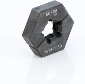 img 1 attached to Revive Your Bolts: Get The Steelman Professional M14-1.50 Metric Split Die Thread Chaser With Indexing Pins To Repair Thread On Wheel Studs And Bolts