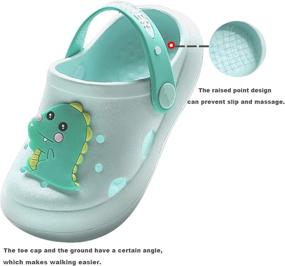 img 2 attached to NADARDA Toddler Slippers Sandals: Non-Slip Boys' Shoes for Comfortable and Safe Sandal Play