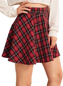 img 1 attached to 👗 Womens Plaid Skirt with Zipper - Shop Women's Clothing Skirts on MakeMeChic