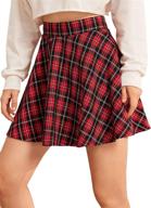 👗 womens plaid skirt with zipper - shop women's clothing skirts on makemechic логотип